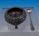 Rose by Stieff Sterling Silver Salt Dip GW Interior #12 with Salt Spoon (#8932)