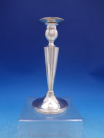 Sterling Silver Candlestick Pair 7 1/2" Vintage Unknown maker G608 (#7082)