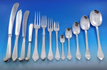 Trifid by Crichton English Sterling Silver Flatware Set Dinner 154 pieces