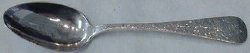 Woodbine Engraved by Seymour Sterling Silver Teaspoon 5 5/8"