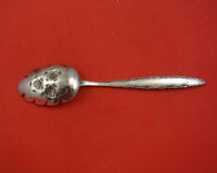 Floral Lace by Lunt Sterling Silver Berry Spoon Roses in Bowl 8 3/8" Serving