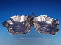 Reed and Barton Sterling Silver Candy Dish #X102A w/Two Leaves Vine Handle #7813