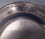 Rose Point by Wallace Sterling Bon Bon Bowl / Wine Coaster #4600-9 (#7109)