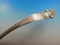 Georgian by Towle Sterling Silver Soup Ladle Flowers in Bowl Gold Washed 14"