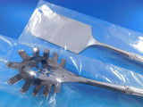 Wild Rose by International Sterling Italian Pasta Server Set 2pc HHWS Custom