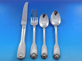 Colonial Shell by Reed & Barton Stainless Steel Flatware Set for 12 Service 52pc