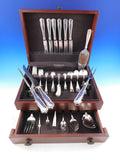 Dolores by Shreve Sterling Silver Flatware Service Dinner Set 71 pcs H monogram