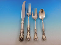 Victoria by Watson Wallace Sterling Silver Flatware Set for 6 Service 30 pieces