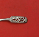 Number 146 by Brodrene Lohne Norwegian .830 Silver Sugar Spoon Pcd Beaded 4 5/8"