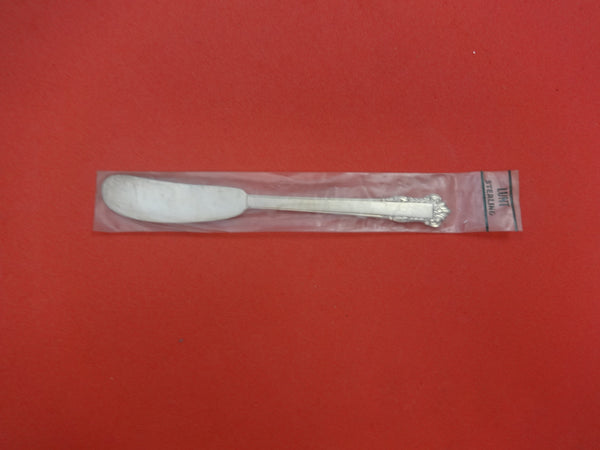English Shell by Lunt Sterling Silver Butter Spreader Flat Handle 5 3/4" New