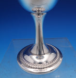 Fisher Sterling Silver Water Goblet Gadroon Border #62 6 3/4" 5.3 ozt. (#7937)