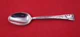 Lap Over Edge Acid Etched Tiffany Sterling Teaspoon w/ squirrel & oak leaves 6"