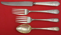 Early American Engraved by Lunt Sterling Silver Regular Place Setting(s) 4pc