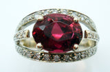 2.98ct Raspberry Rubellite Genuine Natural Tourmaline Ring (#J207)