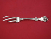 Strawberry by Durgin Coin Silver Regular Fork 7 1/8"