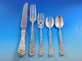 Chrysanthemum by Stieff Sterling Silver Flatware Set 12 Service 64 pcs Dinner
