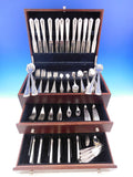 Portugese 833 Silver Flatware Set Service for 12 Scroll design 150 pieces Dinner