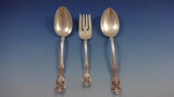 Chateau Rose by Alvin Sterling Silver Flatware Set For 12 Service 101 Pieces