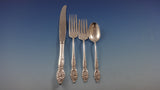 Enchanting Orchid by Westmorland Sterling Silver Flatware Service 8 Set 46 Pcs