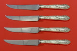 Old English by Towle Sterling Silver Steak Knife Set 4pc HHWS  Custom 8 1/2"