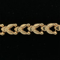 14k Yellow Gold Fancy Bracelet (#J5533)