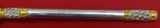 Aegean Weave Gold by Wallace Sterling Silver Pickle Fork 2-Tine 6"