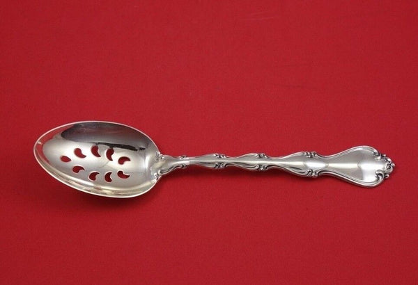 Country Manor by Towle Sterling Silver Serving Spoon Pierced Original 8 1/2"