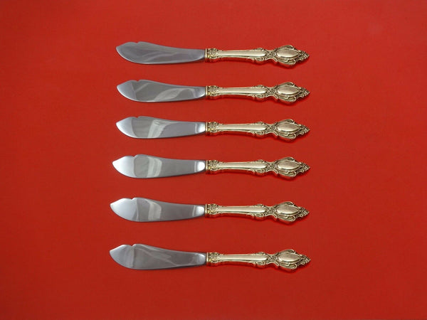 Lasting Grace by Lunt Sterling Silver Trout Knife Set 6pc. HHWS  Custom 7 1/2"