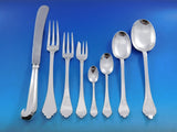 Trifid by Crichton English Sterling Silver Flatware Set Dinner 32 pieces