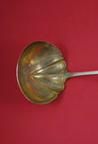 Bright-Cut by Faber and Son Sterling Silver Soup Ladle Gold Washed 12 1/2"