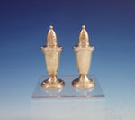 Crown by Unknown Sterling Silver Salt and Pepper Shaker Pair (#2976)