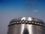 Dutch .833 Silver Box Hand Engraved Crest 2" x 3 1/2" Diameter (#4326)