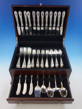 Rose by Kirk Sterling Silver Flatware Set for 12 Service 77 pieces
