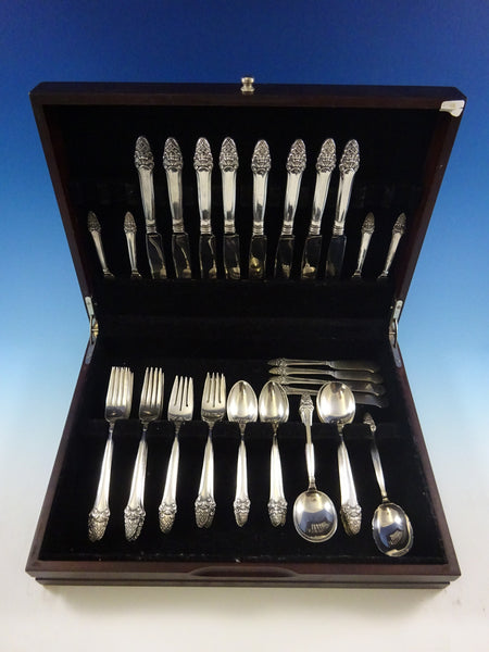 Sovereign Old by Gorham Sterling Silver Flatware Set For 8 Service 49 Pieces
