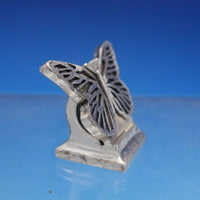 French Christofle Silverplate Set of 6 Butterfly Place Card Holders (#4146)