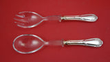 Luigi XV By Greggio Sterling Silver Salad Serving Set HH  9 1/2" New never used