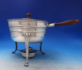 ACN Mexican Sterling Silver Chafing Dish with Bowl Burner and Wood (#7178)