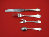 Christiansborg by Grann and Laglye Danish Sterling Silver Dinner 4-pc Setting