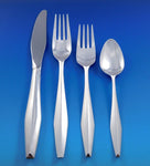 Diamond by Reed and Barton Sterling Silver Flatware Set Service 51 pieces Modern