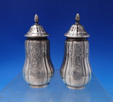 Hardy Freres Liege Belgium .800 Silver Salt and Pepper Shaker Set 2pc (#7167)