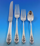 Pendant of Fruit by Lunt Sterling Silver Flatware Set for 12 Service 84 pieces