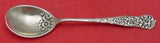 Rococo by Dominick and Haff Sterling Ice Cream Spoon w/flowers in bowl 5 5/8"