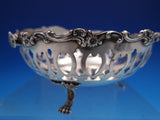 Floral by Theodore Starr Sterling Silver Candy Dish w/Swing Handle #888 (#7782)