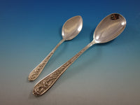Corsage by Stieff Sterling Silver Flatware Set 12 Service 57 pieces R Monogram
