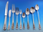 Pendant of Fruit by Lunt Sterling Silver Flatware Set for 8 Service 89 pieces