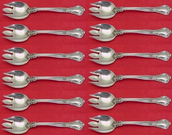 Chantilly by Gorham Sterling Silver Ice Cream Forks Custom 5 3/4" Set of 12