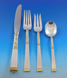 Golden Scroll by Gorham Sterling Silver Flatware Set Place size Service 38 pcs