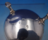 English Georgian Sterling Silver Salt Cellar Master Footed 2.96 ozt. (#6869-2)