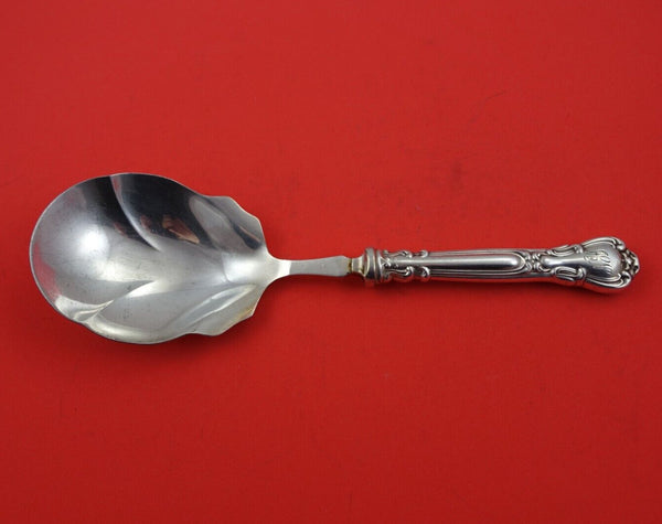 Chantilly by Birks Sterling Silver Berry Spoon HH with Silverplate Bowl 9"