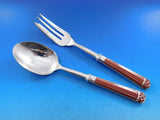 Talisman Sienna Brown by Christofle Silverplate Flatware Service Set 41 pieces